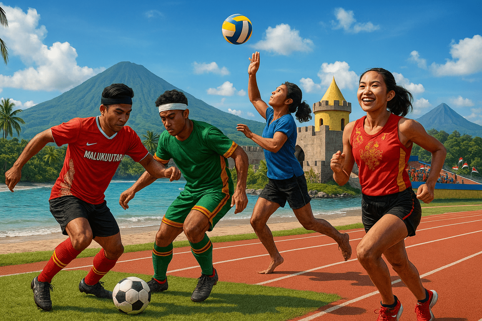 Atlet Maluku Utara Raih Emas di Kejurnas Atletik 2025
